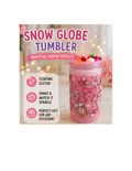 Strawberry Milk Snow Globe Tumbler 16 oz – Custom Liquid Effect Cup with Decorated Lid
