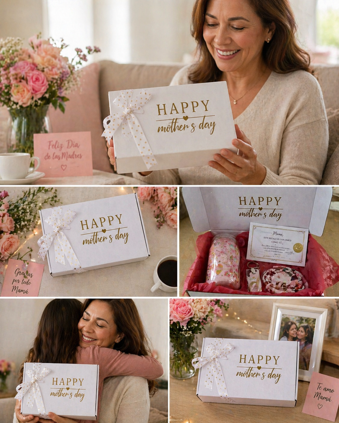 Personalized Mother’s Day Gift Box with Small Bracelet & Custom Video