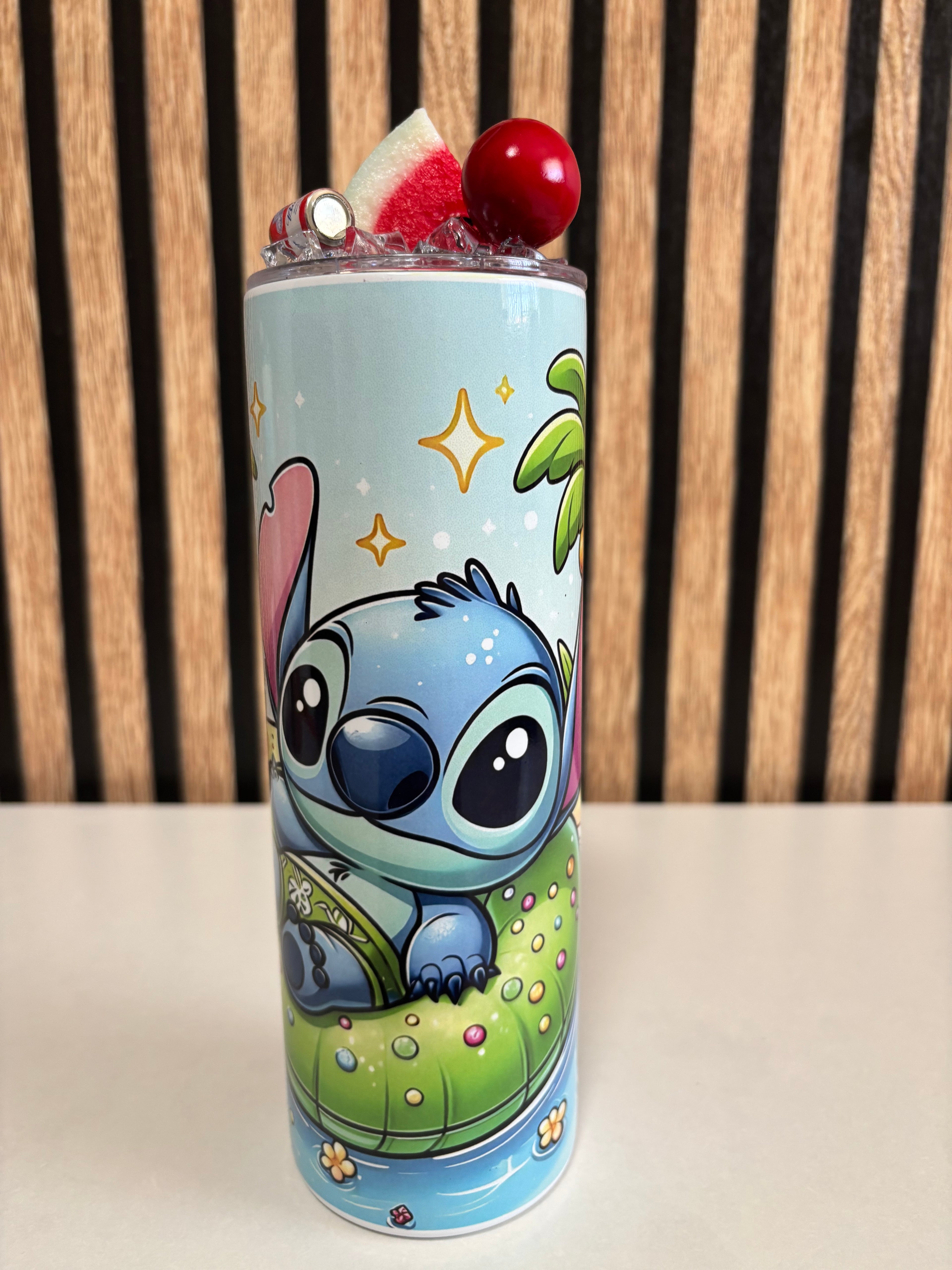 Stitch Tumbler 20 oz  with Decorated Lid
