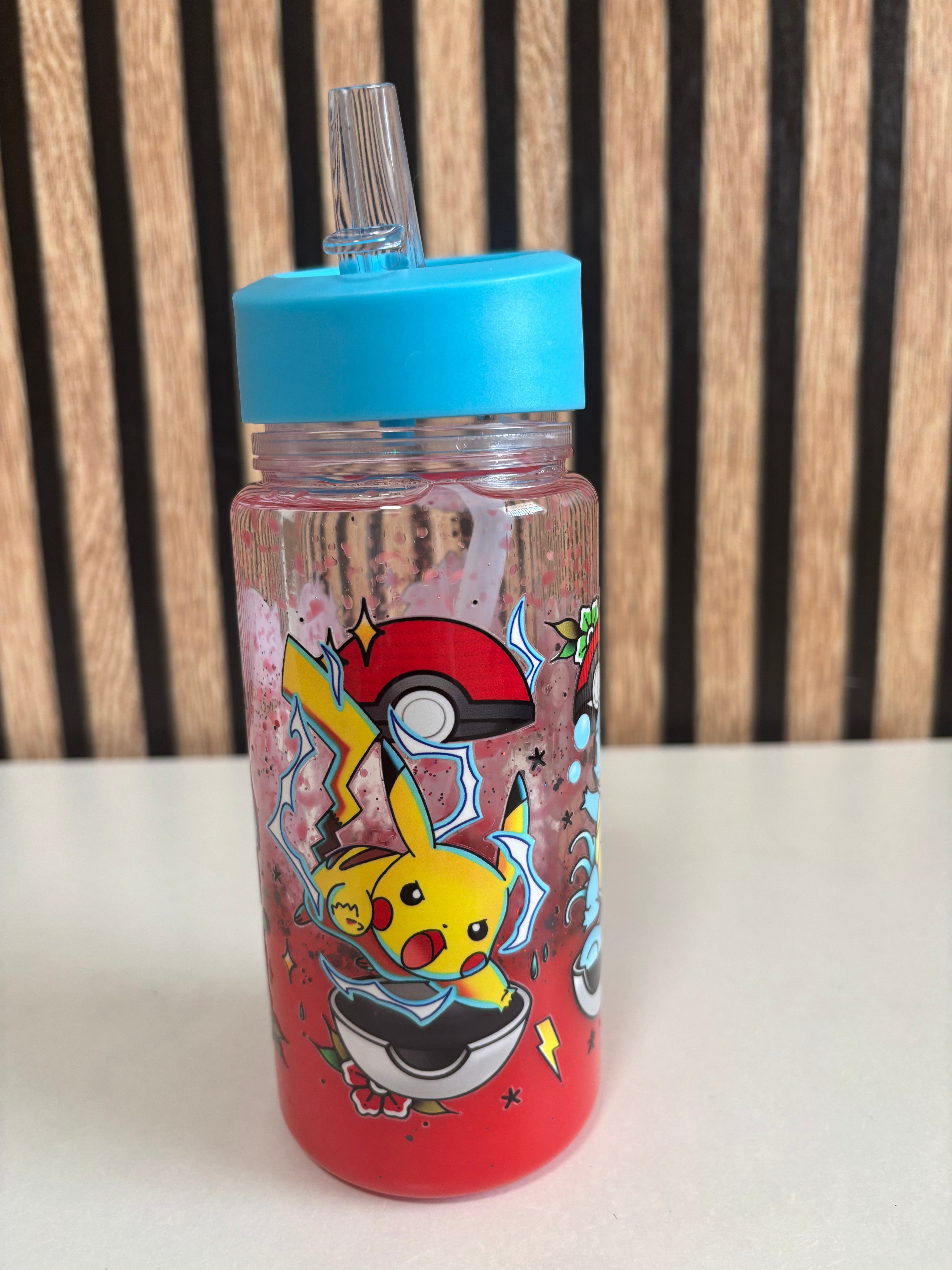Kids Snow Globe Tumbler 10oz  Cup with Straw – Fun Designs