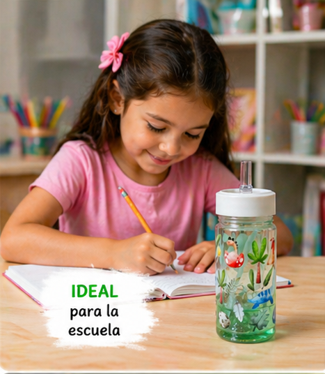 Kids Snow Globe Tumbler 10oz  Cup with Straw – Fun Designs