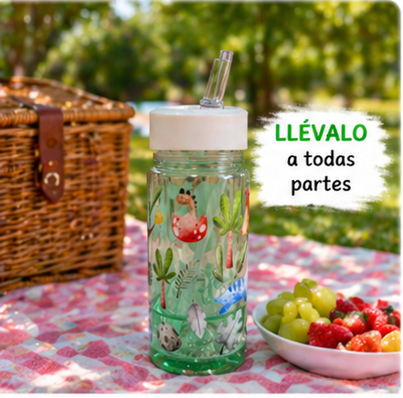 Kids Snow Globe Tumbler 10oz  Cup with Straw – Fun Designs