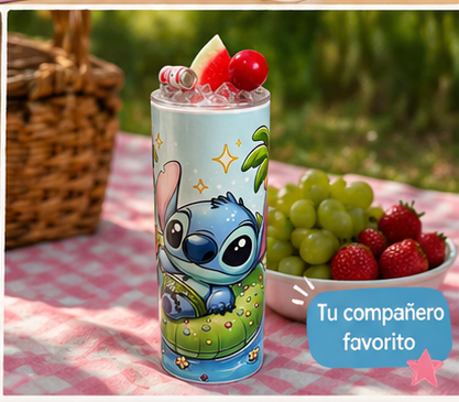 Stitch Tumbler 20 oz  with Decorated Lid